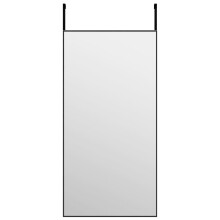 (black, 40 x 80 cm) vidaXL Door Mirror Glass and Aluminium Hanging Mirror Black/Gold Multi Sizes