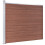 VidaXL vidaXL Zaunelement Set WPC 872x146 cm Braun 4