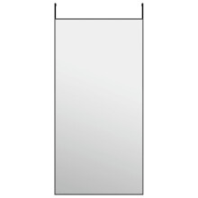(black, 50 x 100 cm) vidaXL Door Mirror Glass and Aluminium Hanging Mirror Black/Gold Multi Sizes