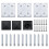 VidaXL vidaXL Zaunelement Set WPC 353x146 cm Braun 11