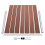VidaXL vidaXL Zaunelement Set WPC 353x146 cm Braun 6