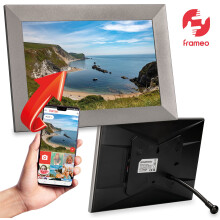 (Silver) Grouptronics UK Gallery10 WiFi Digital Photo Frame - 10 Inch