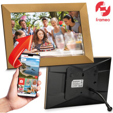 (Gold) Grouptronics UK Gallery10 WiFi Digital Photo Frame - 10 Inch