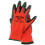 ULTRA GRIP WORKING GLOVES BLACK/RED NITRILE, 8/M 2