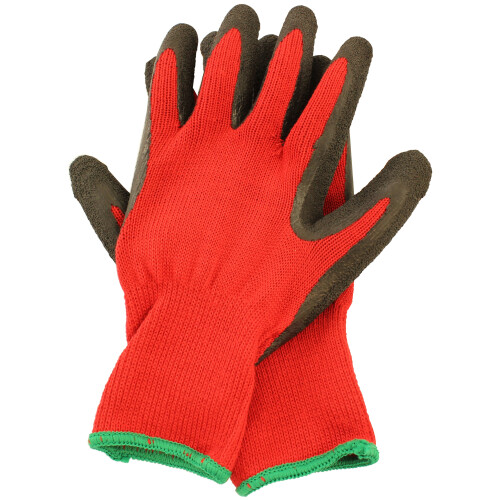 ULTRA GRIP WORKING GLOVES BLACK/RED NITRILE, 8/M 2