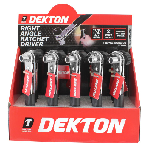 DEKTON DT85295 RIGHT ANGLE RATCHET DRIVER