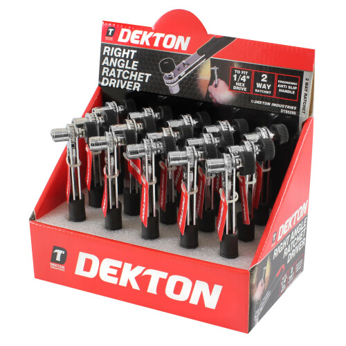 DEKTON DT85295 RIGHT ANGLE RATCHET DRIVER 2