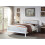 Comfy Living (Double, White) 3ft 4ft6 5ft Solid Wooden Curved Bed Frame in Grey or White 1