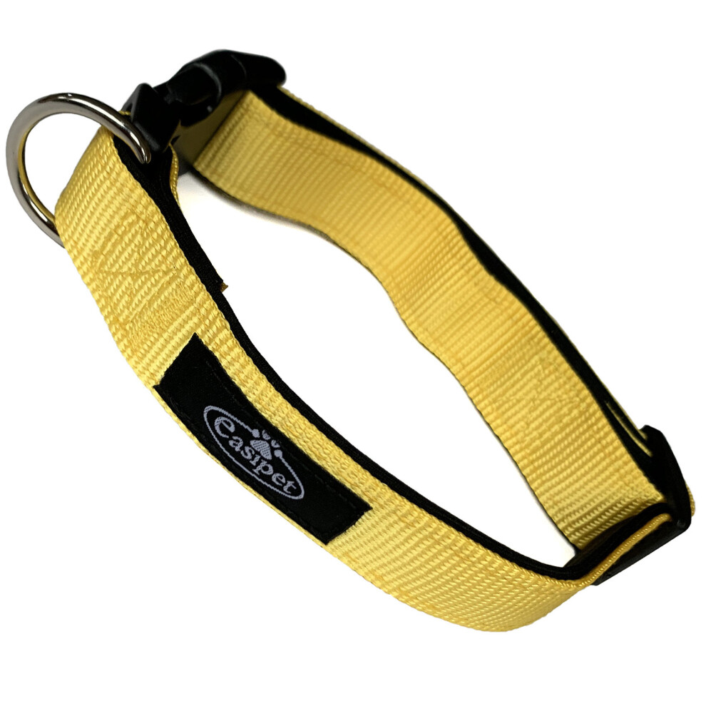 Easipet Neoprene Padded Collar Yellow Medium