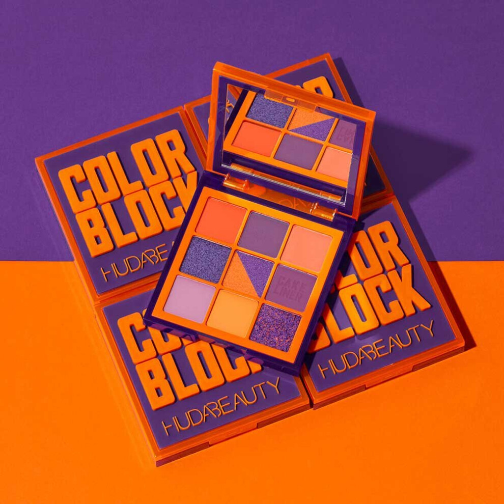 HUDA BEAUTY Color Block Obsessions Palette Purple & Orange