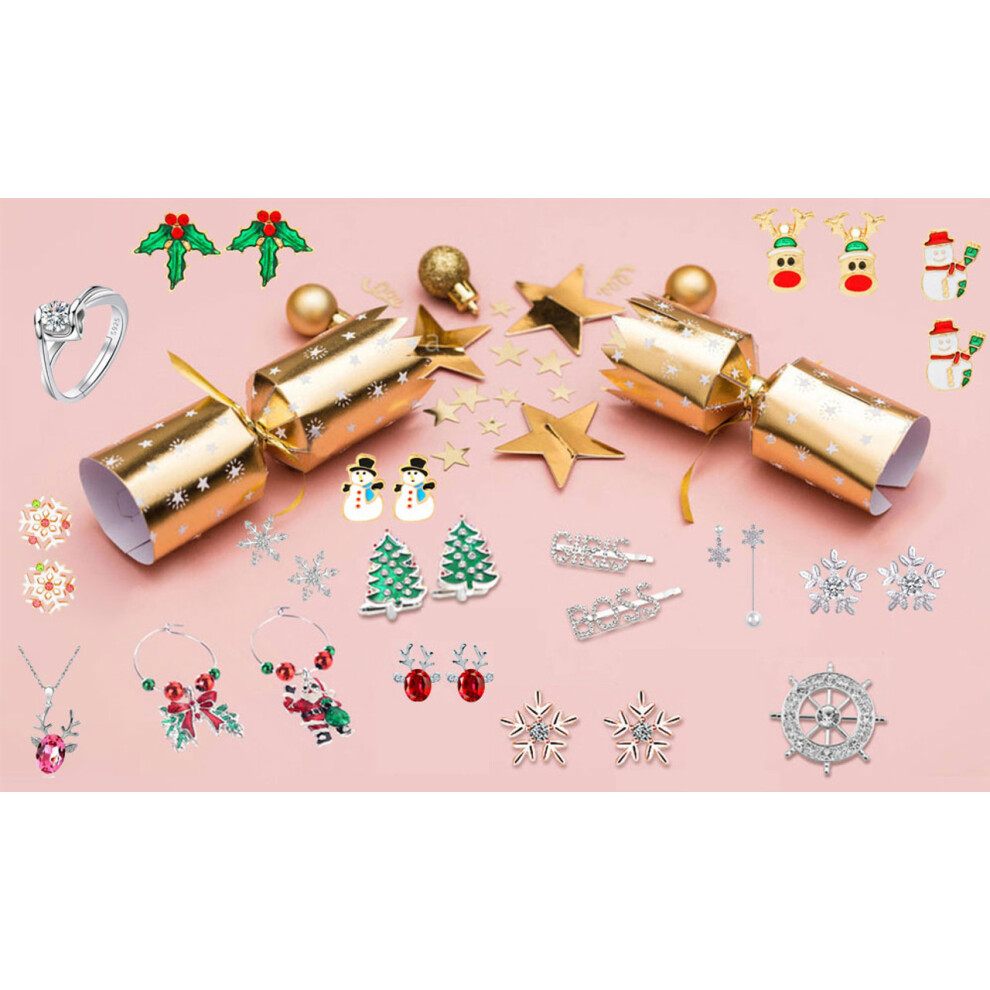 Luxury Christmas Crackers with Jewellery and Accessories