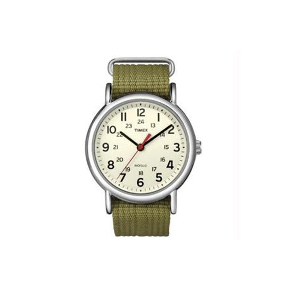 Timex Weekender Slip-Thru Watch - Olive Green