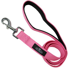 Dog Lead Neoprene Padded Leash 187cm Neoprene Long Pink Easipet