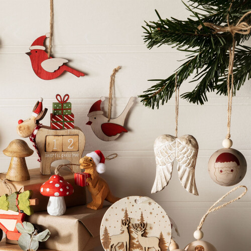 Wooden Reindeer with Presents Countdown Blocks 1