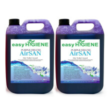 PURPLE AirSAN 10L Chemical Toilet Kit (2x5L) for Portable Toilets, Boats & Caravans - Odour Control & Waste Breakdown (2_5PAS10L)