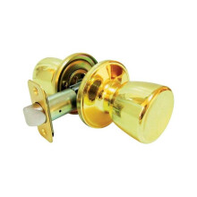 Tulip Polished Brass Metal Passage Door Knob - 3 Grade Right Handed
