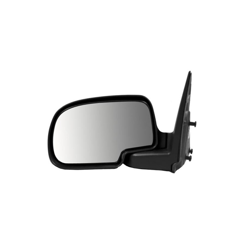Outside Rear View Mirror For 1999-2006 Silverado 1500 - Matte Black 753678634892