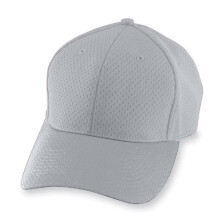 6236A Youth Athletic Mesh Cap - Silver, All
