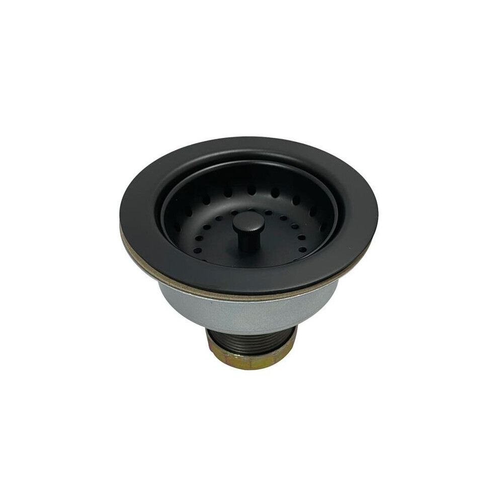 Tacoma Snap-N-Tite Sink Basket Strainer, Matte Black 753678313773