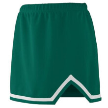 9126A Girls Energy Skirt - Dark Green & White, XXS