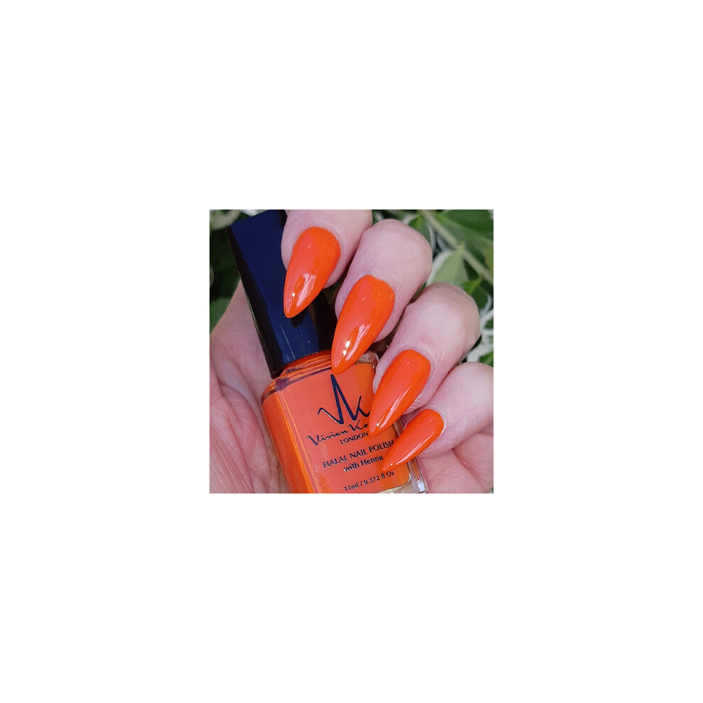 Vivien Kondor London (Ha16 Sunset) Henna Halal - Breathable Vegan Nail Polish