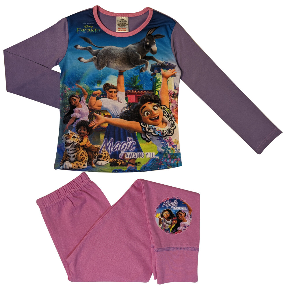 (4-5 Years / 104-110 cms) Girls Encanto Pyjamas - Long Sleeved