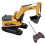Remote Control Excavator Digger Tractor Bulldozer Crawler Truck Toy 2