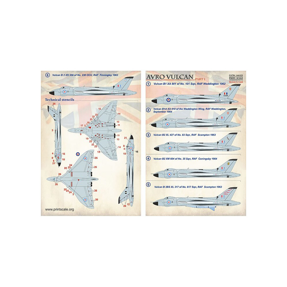 Print Scale 144-023 Avro Vulkan. Part 1