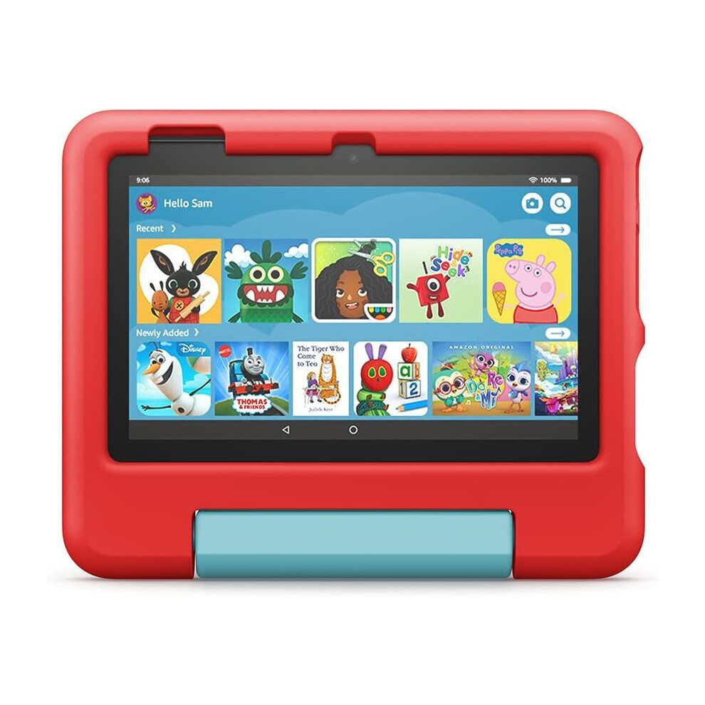 Amazon Fire 7 Kids Edition 16Gb 7" Tablet (Ages 3-7) Red (2022)