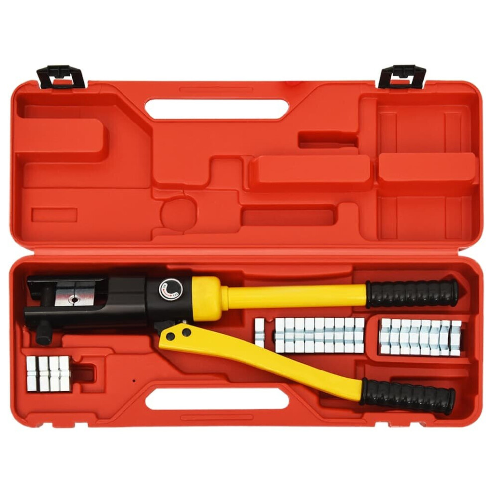Vidaxl Hydraulic Crimping Tool Electric Cable Wire 10-300Mm Ratchet Crimper