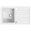 VidaXL Granite Kitchen Sink - Cream White, Single Basin with Drainer, Reversible Left/Right, 765x460mm (Code 141671) 1