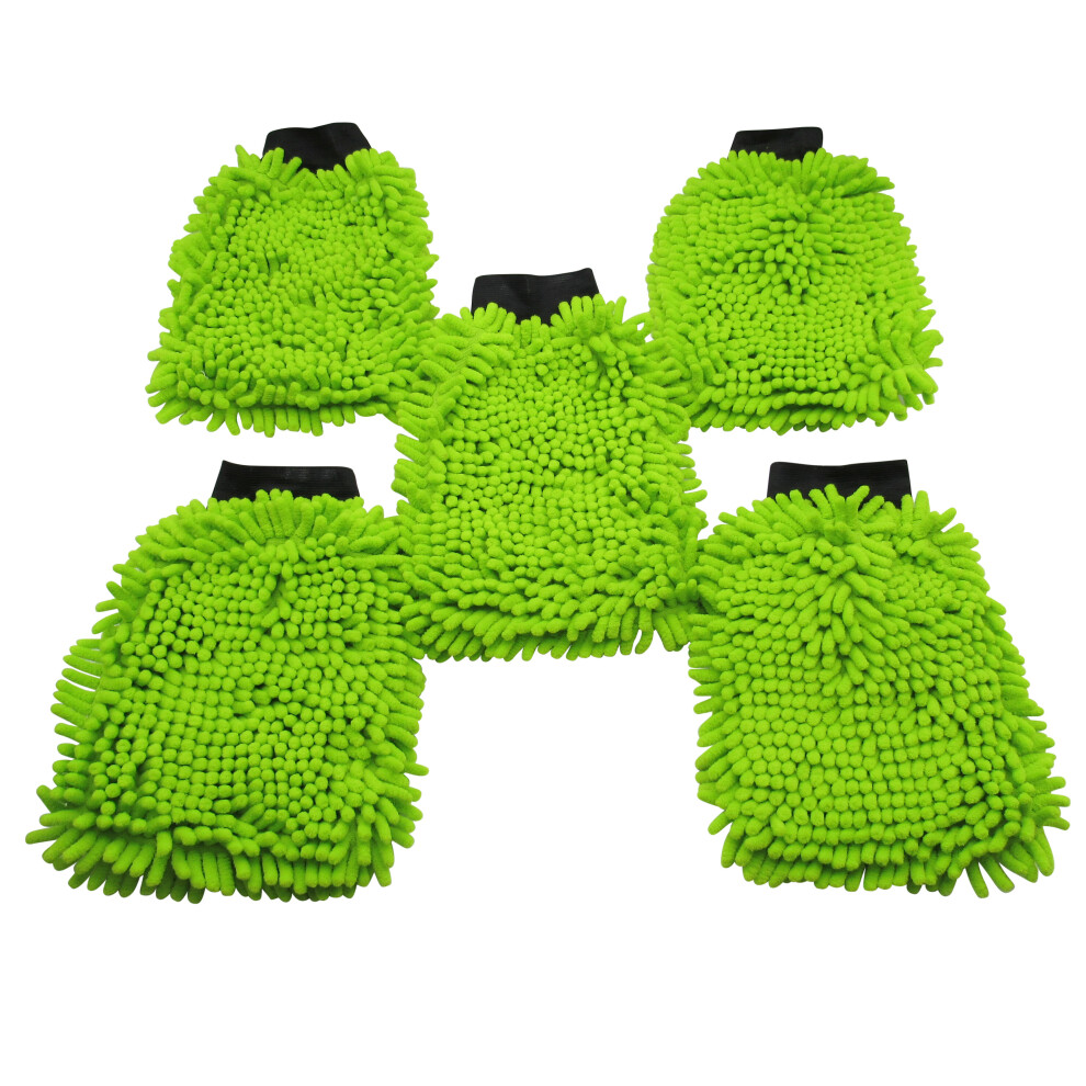 Wash Mitt For Car Microfibre X5 (Cleaning Dusting Polishing Mitten) 600988544444