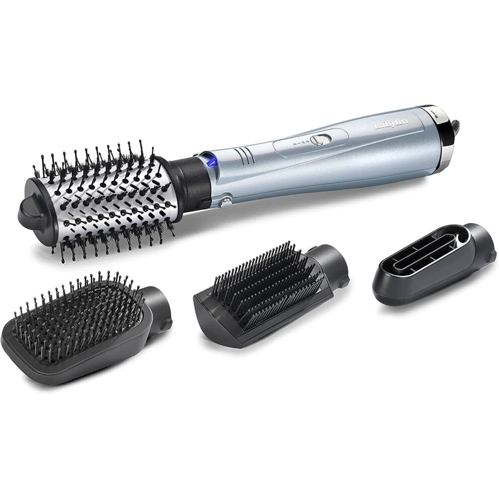 BaByliss Hydro-Fusion 4-in-1 Hair Dryer Brush, Blue