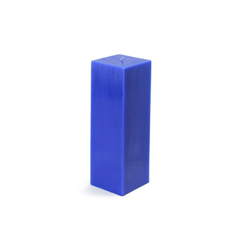 CPZ-160-0 3 x 9 in. Square Pillar Candle, Blue-image-OPC-PB7MP2C-NEW