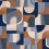 (Copper Blue 10264-08) Erismann Geometric Abstract Graphic Wallpaper 1