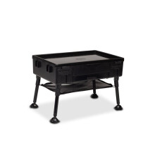 Nash Rig Station & Testing Tank T0272 - Large Deep Tackle Box with Adjustable Partitions, Clip-On Rig Testing Tank, Rig Board & Storage