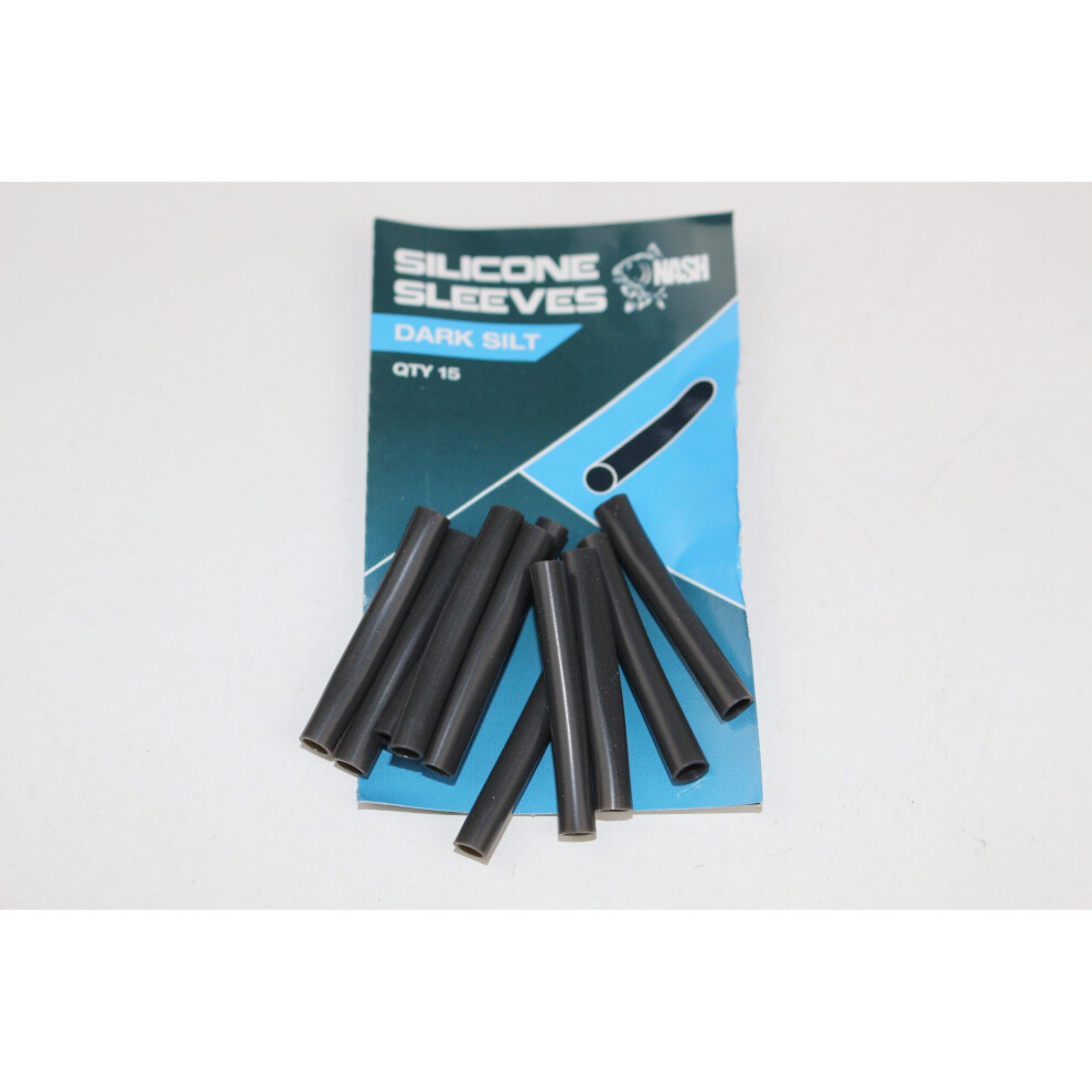 Nash Silicone Sleeves Dark Silt