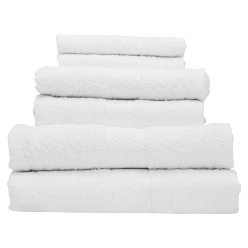 Premier Housewares Premier Housewares Thread and Loom 6pc White Towel Set