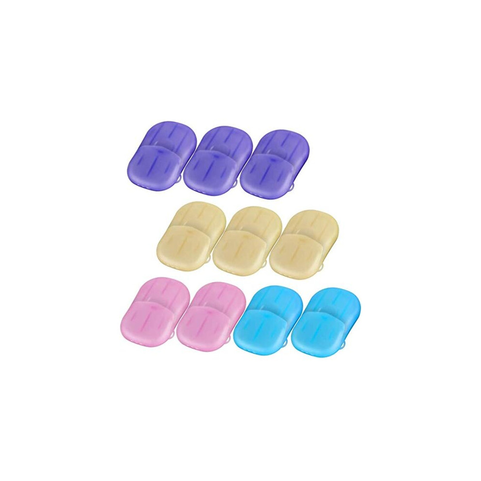 Incutex 10x boxes (total 200 leaves) soap leaves soap sheets travel, paper soap