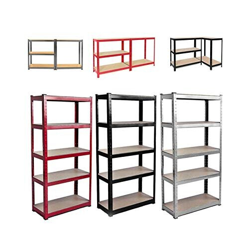 AutoBaBa 150cm x70cm x 30cm Garage Shelving Racking Units 175kg Per