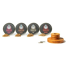 Smoketop Cocktail Smoker Kit And 4 Pack Of Cherry, Hickory, Maple, & Oak Wood Chips - Cocktail Smoker Kit & Chips For Old Fashioned Cocktails,