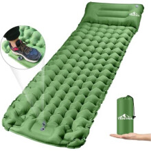TENTRA Ultralight Self Inflating Camping Mat â Extra Thick Waterproof Sleeping Mat For Outdoor Hiking, Backpacking - Camping Air Bed - Camping