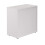 Desk High Cupboard, 730mm High, Solid Back, Lockable Doors with 25mm Top. In a White Finish. 4