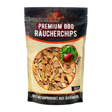 grillart XL Premium apple woodchips for a special smoky aroma â very smoky woodchips/smoking wood â 100% natural tree wood from the Alps for a