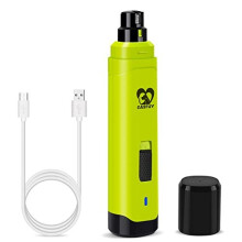 Casfuy Dog Nail Grinder - 2-Speed, 3-Port, Rechargeable Electric Trimmer for Safe, Painless Grooming (Small to Large Dogs)