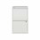Bisley A4 2 Drawer Flush Front Filing Cabinet - Color: White 1