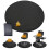 (122cm/48" Large) Reusable Fire Pit Mat for Decking/Fireproof Mat/Ember Mat/Protective Deck and Patio Mat/Round Mat 1