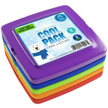 Packs de glace des emballeurs sains pour les sacs a lunch - Packs de congelation - Pack cool d'origine | Pack de glace reutilisable mince et dura