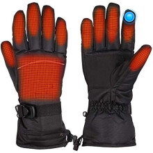 Heated Gloves for Men Women - Electric Heating Gloves,Hot Hands Warmers for Winter Outdoor Sports, Waterproof & Touchscreen Warm Hand Gloves for