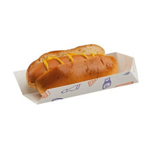 MBB Supa Snax - Disposable Open End Tray Box Sleeves 7" / Hot Dog Baguettes Corn Cob (5 Open End Trays)